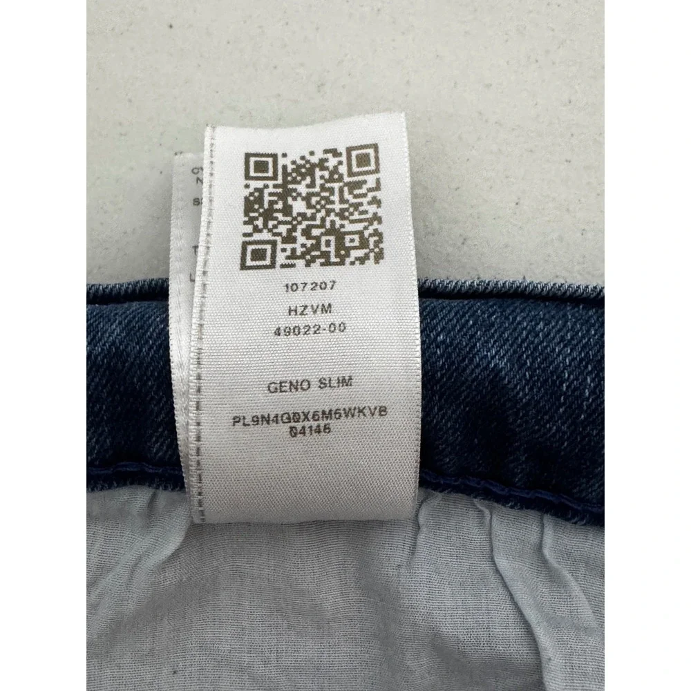 True Religion Geno Relaxed Slim Jeans Men Size 36 Blue Medium Wash Stretch Denim